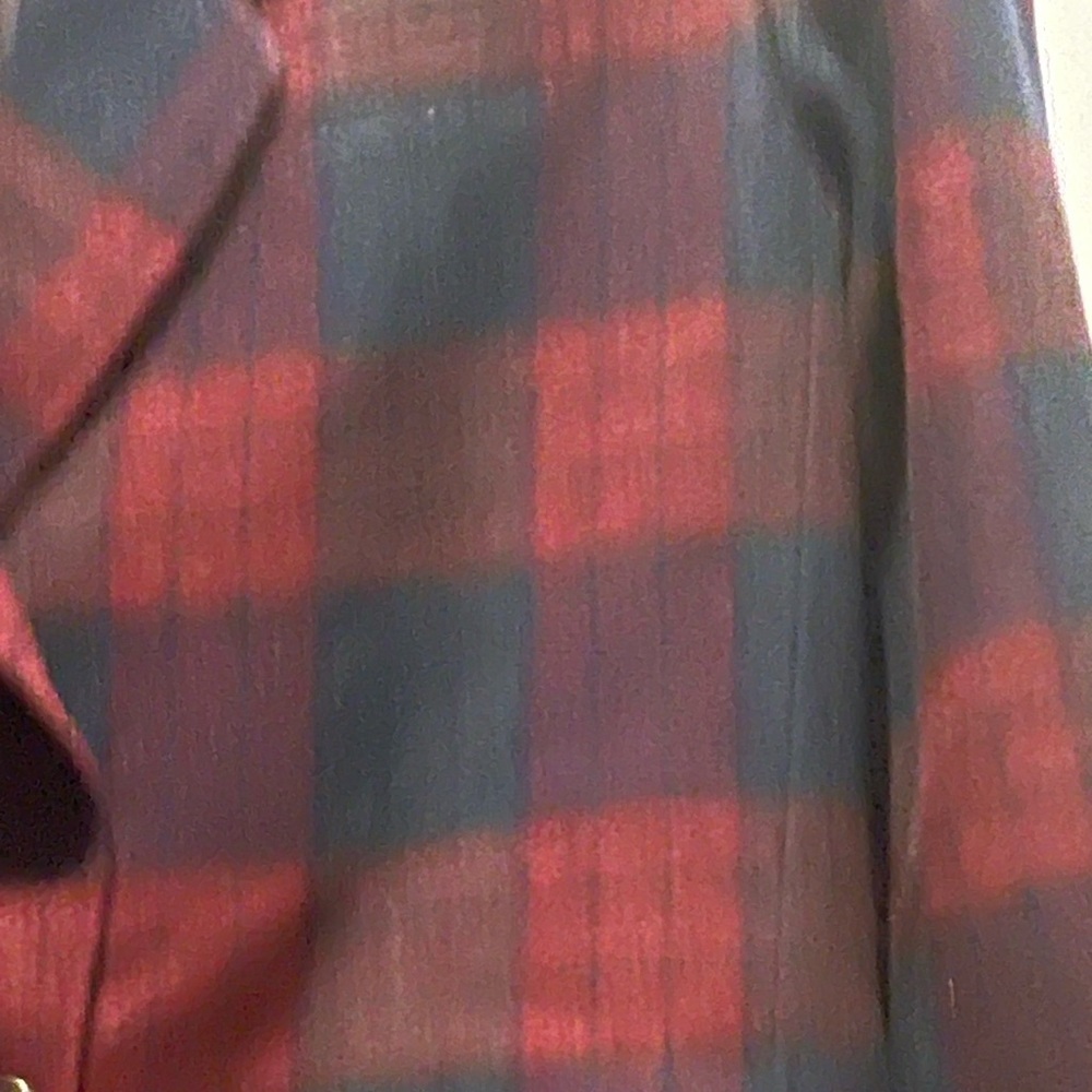 Vintage 💯 Wool Plaid Check Jewel Toned Boxy Fit Blazer - Picture 4 of 9